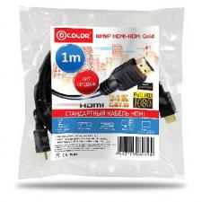 Шнур HDMI DCC-HH100 1м D-COLOR