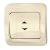 Выключатель 1-клавишный проходной MAKEL 25005 крем