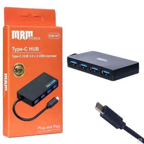 Разветвитель H3014T 4USB Ports 3.0 Type-C