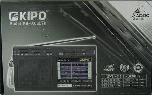 Радиоприемник KB-807 сетевой 6 диапазонов тонкий