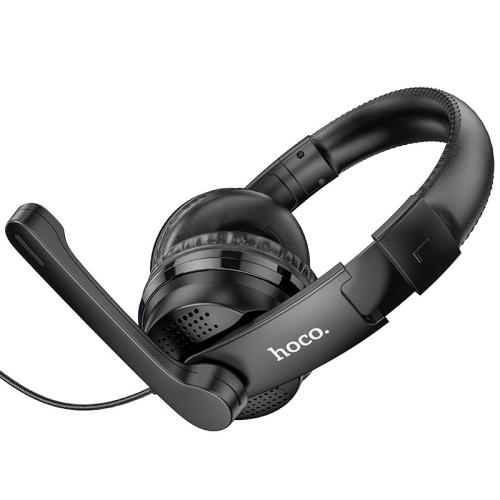 Гарнитура HOCO W103 (стерео,рег.громк.) игровая,полноразмерная 1,2м