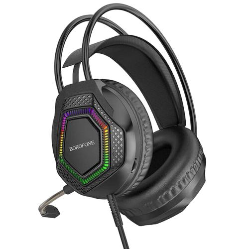 Гарнитура Borofone BO105 (стерео,рег.громк.) игровая,полноразмерная 2м