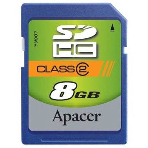 Память SD 8Gb APACER класс 2/4