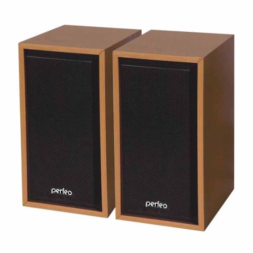 Колонки PERFEO PF-4326 CABINET 2.0, 2х3Вт,(RMS) USB, бук