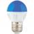 Лампочка LED 4W E27 G45 шар 77х45 K7CB40ELB синий матовый Ecola 508893