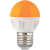 лампочка LED 4W E27 G45 шар 77х45 K7CY40ELB желтый матовый Ecola 508896