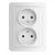 Розетка Powerman Classic 2102 2м с/у 16А 250В белая