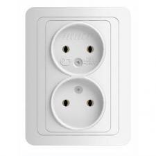 Розетка Powerman Classic 2102 2м с/у 16А 250В белая