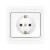 Розетка сетевая UNIVersal Валери с/п з/к белая 16А 220В В0028