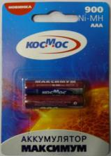 Аккумулятор HR03(AAA) КОСМОС 900мА