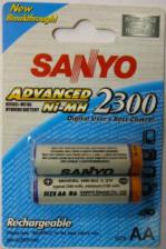 Аккумулятор HR6(AA) SANYO 2300 мА