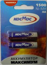 Аккумулятор HR6(AA) КОСМОС 1.5Ач