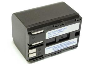 Аккумулятор для видеокамеры CANON BP-522 Li-ion 1600mAh