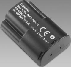 Аккумулятор для фотоаппарата CANON NB-5H Li-ion 650mAh