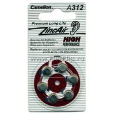 Батарейка ZA312 CAMELION (1.4V,170mAh,для слуховых аппаратов )
