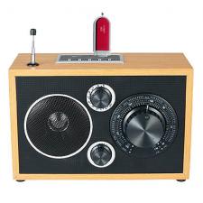 радиоприемник БЗРП РП/Сигнал РП-301 ретро дерево FM СВ КВ USB,SD бат.3*R20 220V