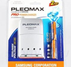 Зарядное устройство SAMSUNG pleo 1015+2 аккумулятора 2500мА/ч 2 часа