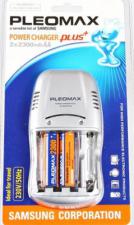 Зарядное устройство SAMSUNG pleo 1016+2 аккумулятора 2300мА/ч Power Charger Plus