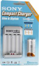 Зарядное устройство SONY QUICK mini+2 аккумулятора AAA1000