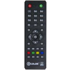 Пульт дистанционного управления D-COLOR ECO ресивер цифрового эфирного ТВ (911,1201)