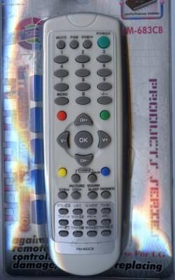 Пульт дистанционного управления универсальный HUAYU/XINGYE ( LG) RM-D683CB LCD